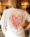 CENTRAIDE - 2106U T-shirt coton unisexe (BLANC) - SE. S16062 (AV) - SE. S16063 (DOS) - ETT. ETT1058 (BAVD)