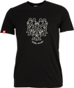 CENTRAIDE - 2106U T-shirt coton unisexe  (NOIR) - SE. S16064 (AV) - SE. S16065 (DOS) - ETT. ETT1058 (BAVD)