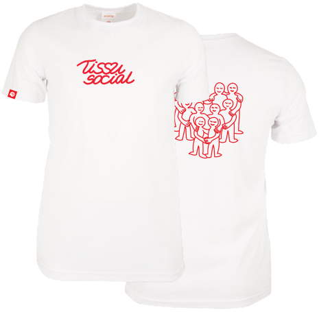 CENTRAIDE - 2106U T-shirt coton unisexe (BLANC) - SE. S16062 (AV) - SE. S16063 (DOS) - ETT. ETT1058 (BAVD)