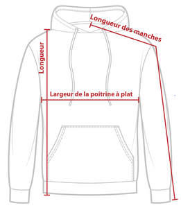 Charte de grandeur O728U (XS à 3XL)