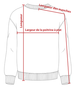 Charte de grandeur O732U (XS à 3XL)